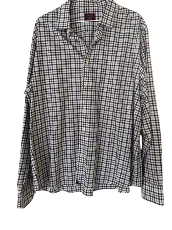 UNTUCKit Other - UNTUCKit Men's Black & White Plaid Button-Down Shirt